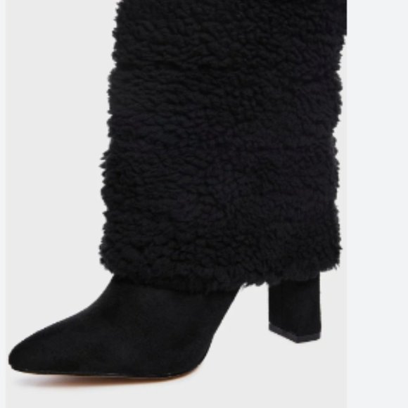 Lavish Life Faux Fur Boots  Size 7 - Picture 3 of 5